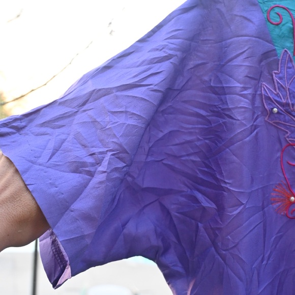 80s Vintage Bonnie Blair Women’s Sports Top / Windbreaker - Picture 6 of 9